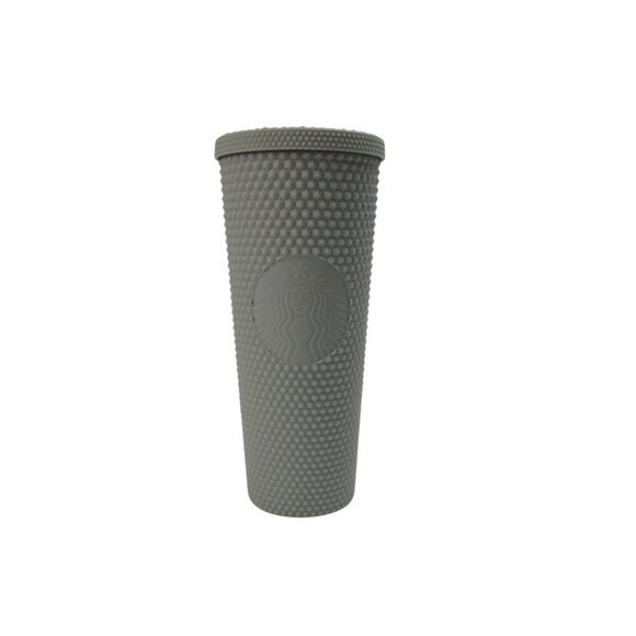 Starbucks Authentic Matte Gray Soft Touch Studded Tumbler Cup Glow in the Dark - Picture 1 of 5